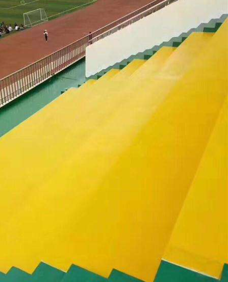 永定球场台阶翻新修补改造